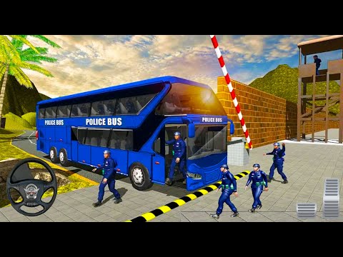 Police Bus Driving Simulator Off Road Transport Duty #2 - Android GamePlay।Mission AM