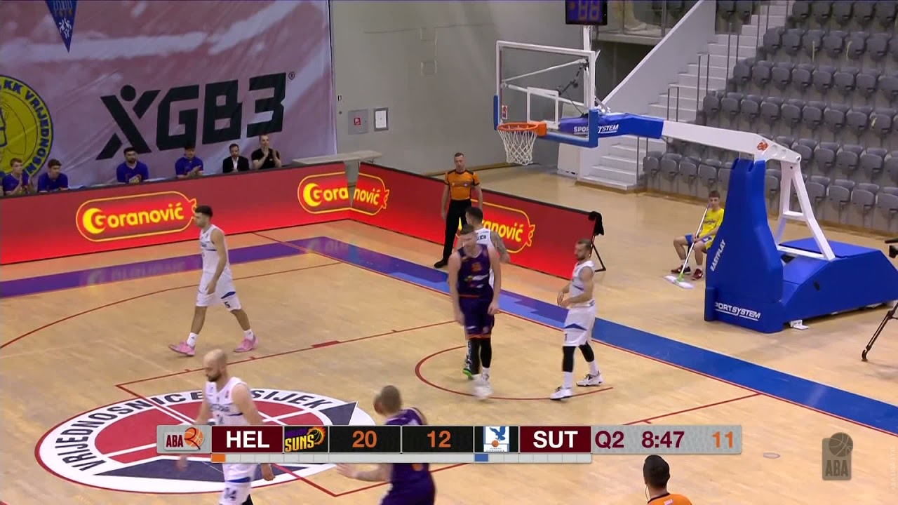 ABA League 2 2021/22 highlights, Round 4: Helios Suns - Sutjeska (11.11.2021)