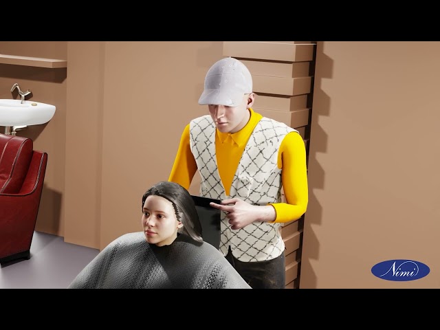 Practice in different techniques of hair styling – Artificial Aids