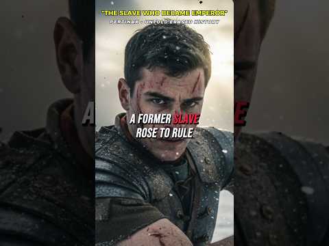 FROM SLAVE TO EMPEROR 👑 The Rise of Pertinax #HistoryShorts #AncientRome