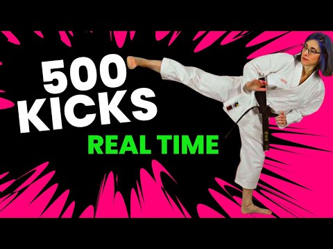500 KICK CHALLENGE | Real-Time At Home Karate Workout