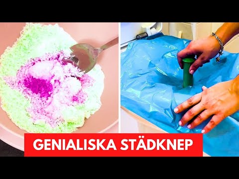 Många tips för att spara tid och ansträngning när man STÄDAR