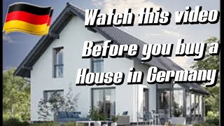 THE DISADVANTAGE OF BUYING A HOUSE IN GERMANY 🇩🇪🇩🇪