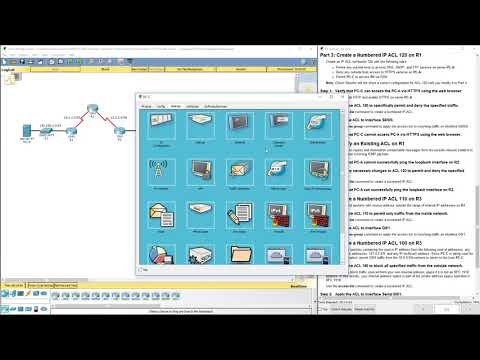 CCNA Security v2 – Lab - 4.1.2.5 - Configure IP ACLs to Mitigate Attacks