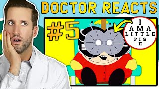 ER Doctor REACTS to Funniest South Park Medical Scenes #5