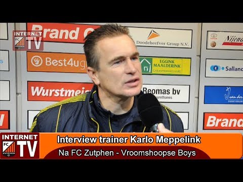 Trainer tegenstander Karlo Meppelink na FC Zutphen - Vroomshoopse Boys (3-3)