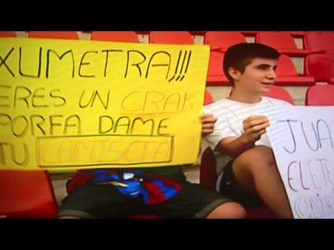 Pancartas xumetra y Juanfran