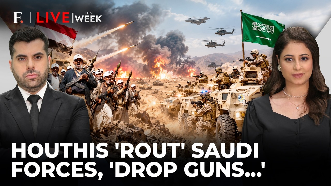 On Cam: Saudi Forces 'Surrender' as Houthis 'Blow Up' Military Vehicles | Firstpost Live This Week