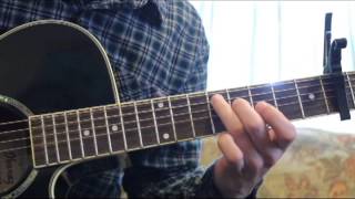 City and Colour- Day Old Hate Guitar Tutorial