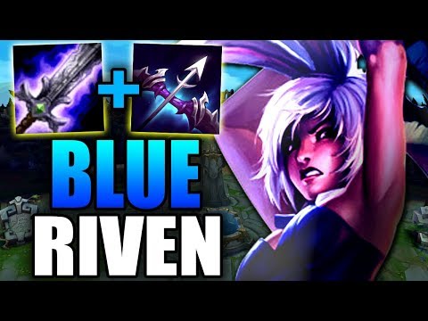 BLUE RIVEN BUILD IS CHILLING | ACTUALLY WORKS (OFF-META BUILD) - League of Legends Riven Gameplay