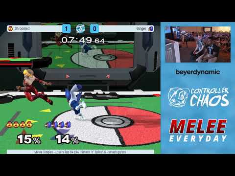 Smash N Splash 5 - Shroomed (Sheik) vs Ginger (Falco) - Melee Singles - Losers R4