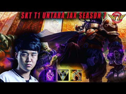 SKT T1 Untara | Jax vs Camille | KR Challenger 1,128 LP #Worlds2017