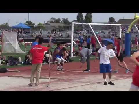 J Rubio   4/06/16 VarB Long Jump (2nd place) (21' 7.00") vs HB & Newport 4K