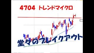 明日のチャンス銘柄紹介〈2018.9.27〉　　株トレード実況プレイ　＃11-2トレンドマイクロ（４７９４）
