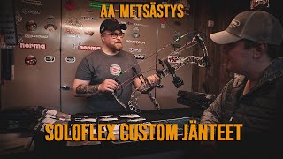 AA METSÄSTYS FLEX ARCHERY SOLOFLEX CUSTOM JÄNTEET TALJAJOUSEEN #soloflex #aa-metsästys