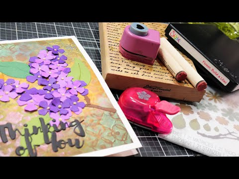 ¡Crea conmigo! Tarjeta Lila: ¡Usa lo que tengas! ¡Cómo sustituir productos al hacer tarjetas!