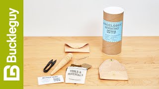 How to Make a Leather Envelope Wallet | Step-by-Step Leather Kit Instructions