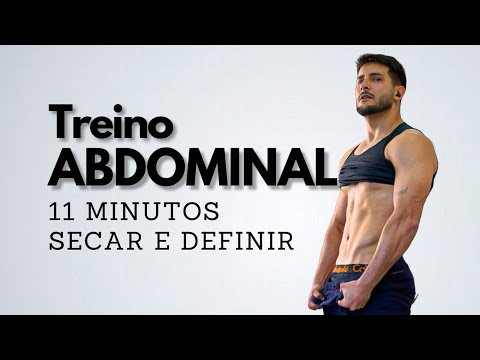 Treino de ABDOMINAL intenso - 11 MIN (em casa, sem equipamentos.)