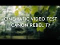 Canon Rebel T7 (EOS 2000D) Video Test