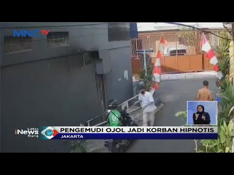 Pengemudi Ojek Online jadi Korban Hipnotis Terekam CCTV - LIS 27/08
