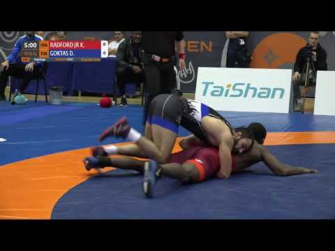 Repechage GR - 87 kg: K. RADFORD JR (USA) v. D. GOKTAS (TUR)