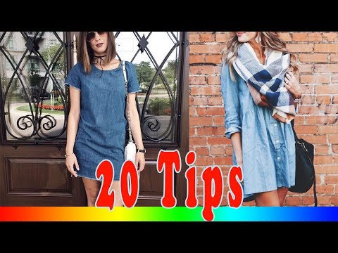 20 Style Tips On How To Wear A Denim Dress