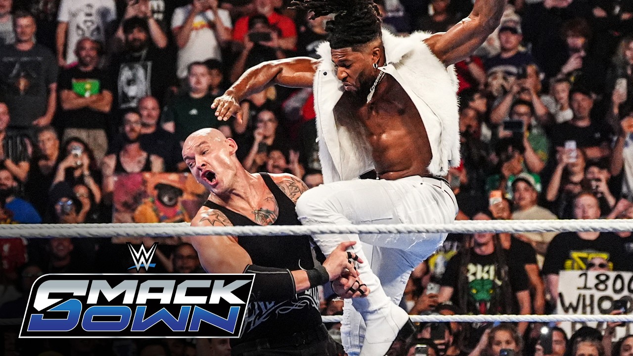 Baron Corbin suffers a Trick Williams attack after defeating Carmelo Hayes: SmackDown highlights