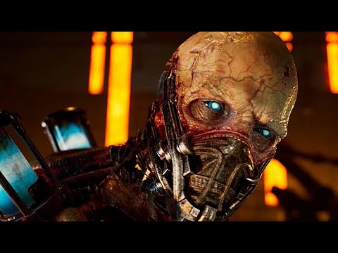 Alien Xenomorph Speaks For The First Time Scene 4K (2023) - Aliens Dark Descent