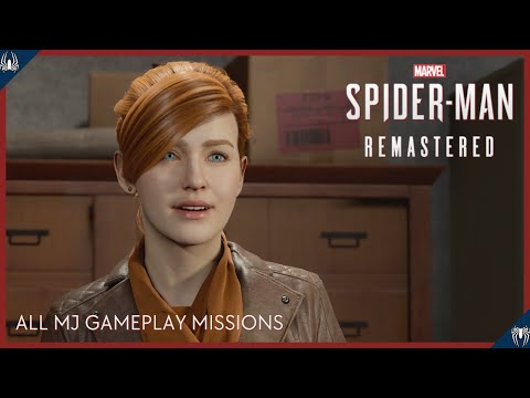 ALL MJ GAMEPLAY MISSIONS SPIDERMAN REMASTERED PC [4K60 HDR RT ON] - FULL GAME