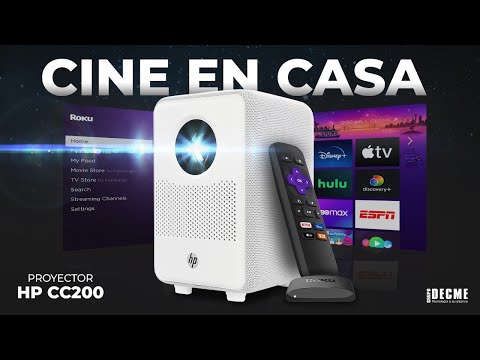 🍿 CINE EN CASA CON PROYECTOR | HP CC200 🍿