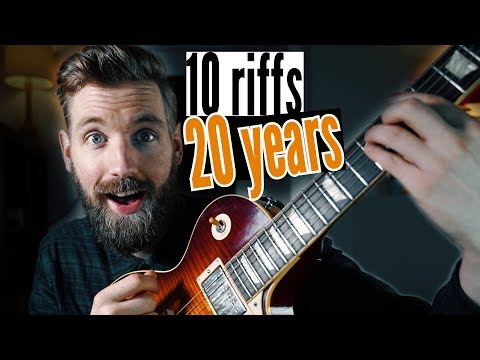 10 AWESOME riffs that taught me guitar (easy to hard)