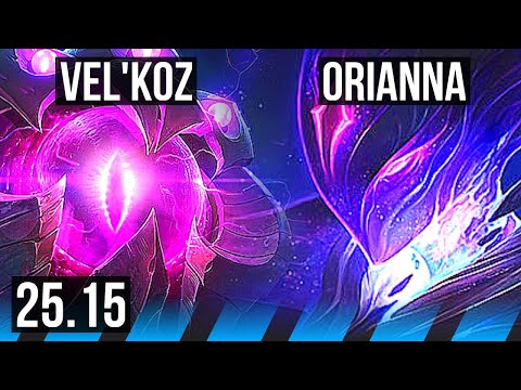 VEL'KOZ vs ORIANNA (MID) | KR Diamond | 25.15
