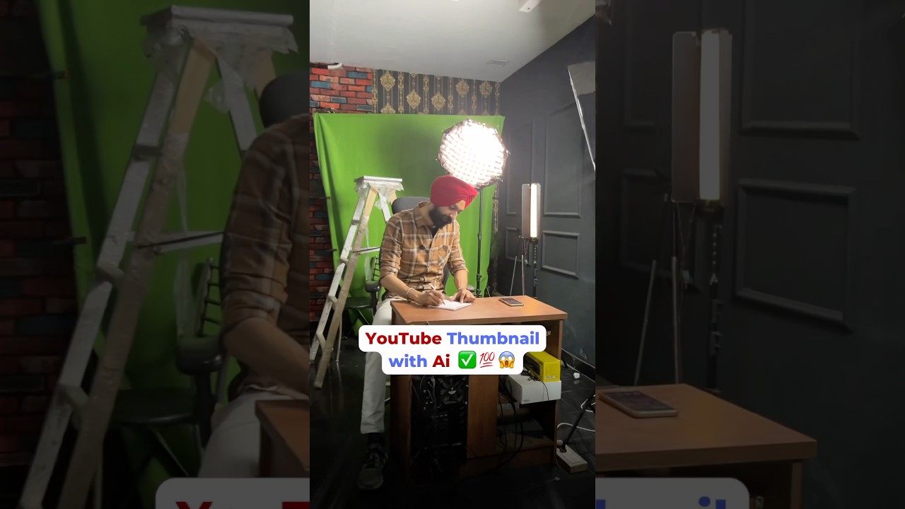 YouTube Thumbnail with Ai 🤩🤩✅ #youtube #thumbnail #ai