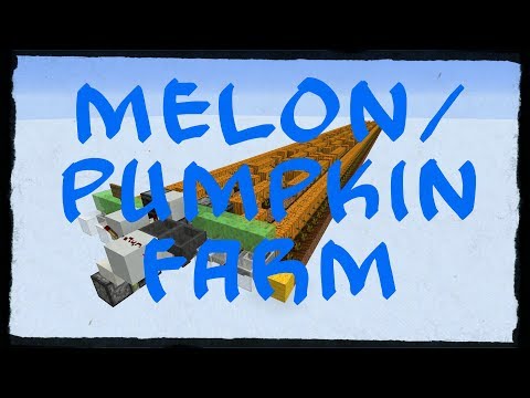 Most Cost Efficient Melon/Pumpkin Farm - ilmango — Minecraft farm tutorial thumbnail