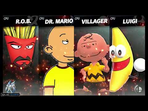 Frylock vs Caillou vs Charlie Brown vs Dancing Banana