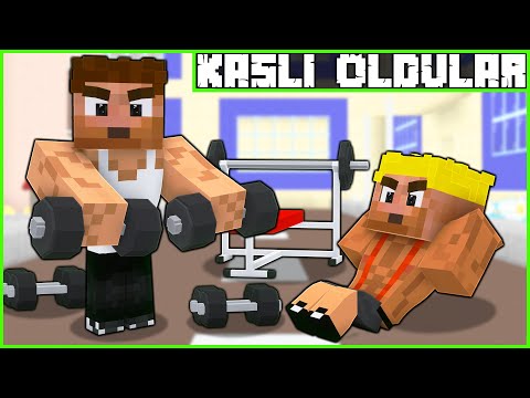 ALİ VE EFEKAN 24 SAAT BOYUNCA KASLI OLDU! 💪 - Minecraft ZENGİN FAKİR HAYATI