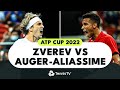 Brilliant Tennis From Gripping Auger-Aliassime vs Zverev ATP Cup Battle!