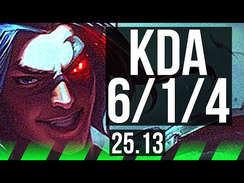 KAYN vs PANTHEON (JGL) | 6/1/4, Dominating | KR Master | 25.13