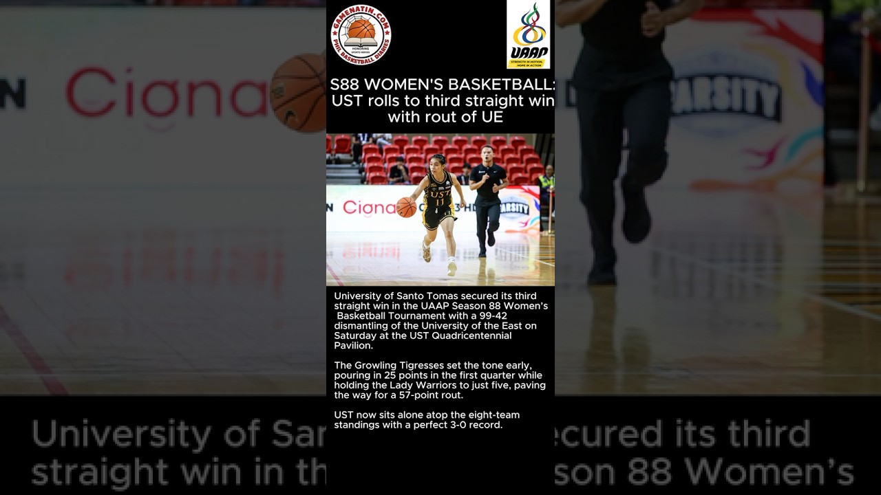 UAAP Women's Basketball: UST rolls past UE, 99-42