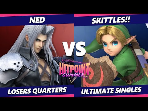 Hitpoint Summer July Losers Quarters - Ned (Sephiroth) Vs. SKITTLES! (Young Link) SSBU Ultimate