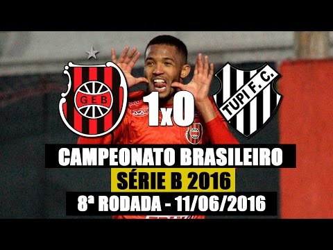 G.E.Brasil 1X0 Tupi F.C - Campeonato Brasileiro Série B - 11/06/2016