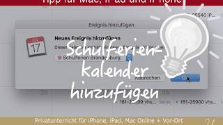 App Tipp Kalender Schulferien-Kalender laden
