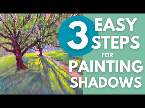 How To Paint Magical Shadows In 3 Easy Steps - Pastel Painting Tutorial