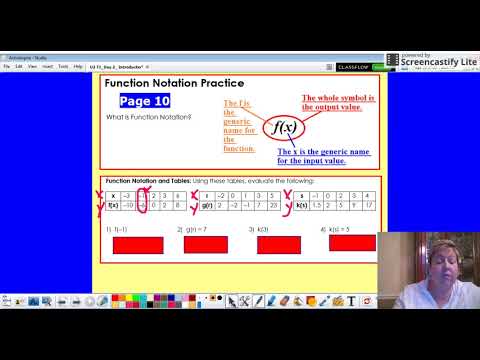 Function Notation Video 2
