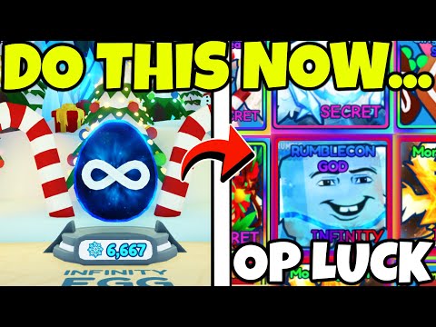 Hatch This OP EGG NOW for FREE SECRET PETS in Bubble Gum Simulator INFINITY Christmas UPDATE