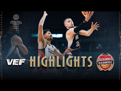 VEF Riga v NHSZ-Szolnoki Olajbanyasz | Highlights | #BasketballCL 2025-26