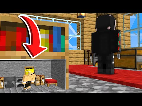 I Trolled My Friend By Building A Tiny Secret Base In Minecraft