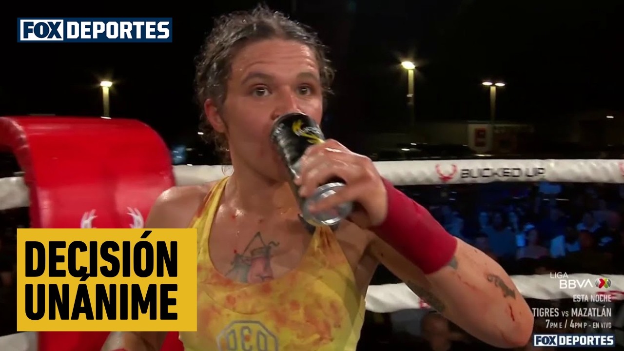 😤🥳 DECISIÓN UNÁNIME. Kat Paprocke se impone ante Crystal Van Wyk | BKFC en FOX | Pelea Completa