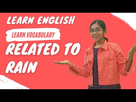 Vocabulary Related To Rain | Bucket down | Pouring | Drizzle | Clapingo English Conversation
