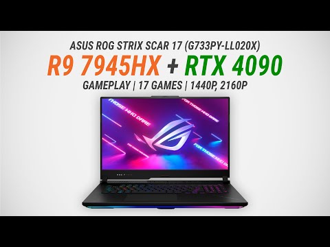 Ryzen 9 7945HX + GeForce RTX 4090 Laptop (175W): Test in 12 games at 1440p/2160p